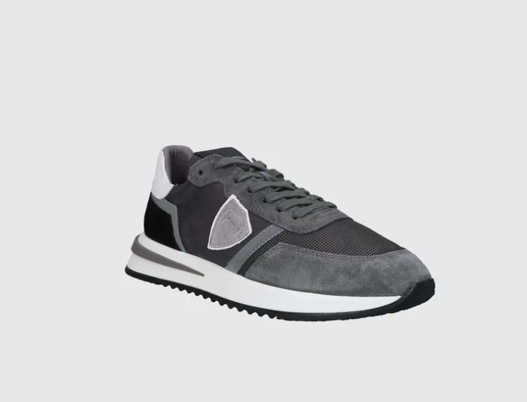 Philippe Model Herren Sneaker low TYLU W035 Veloursleder