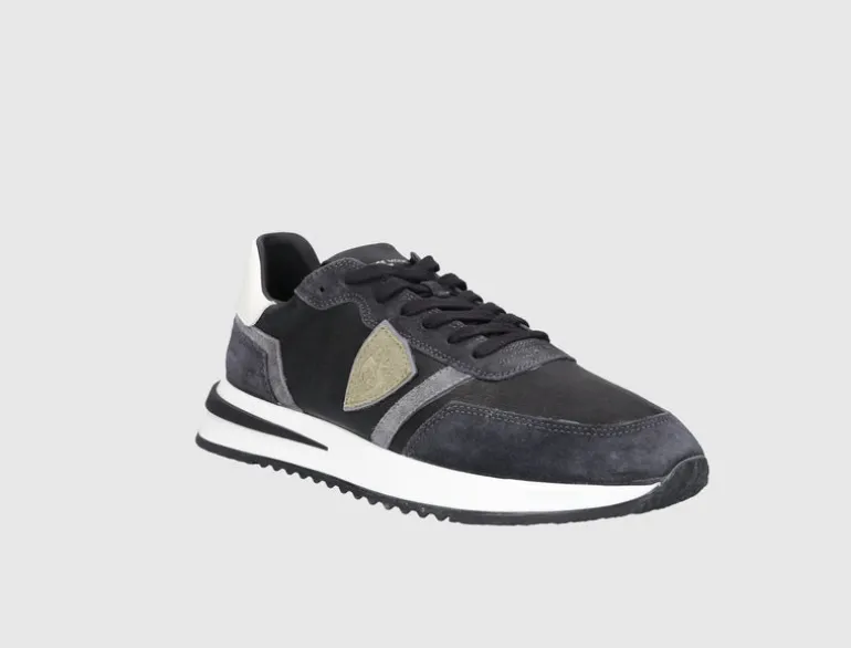 Philippe Model Herren Sneaker low TROPEZ 2.1 Veloursleder
