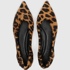 Pomme D`OR Damen Ballerinas 1000U Materialmix Leo