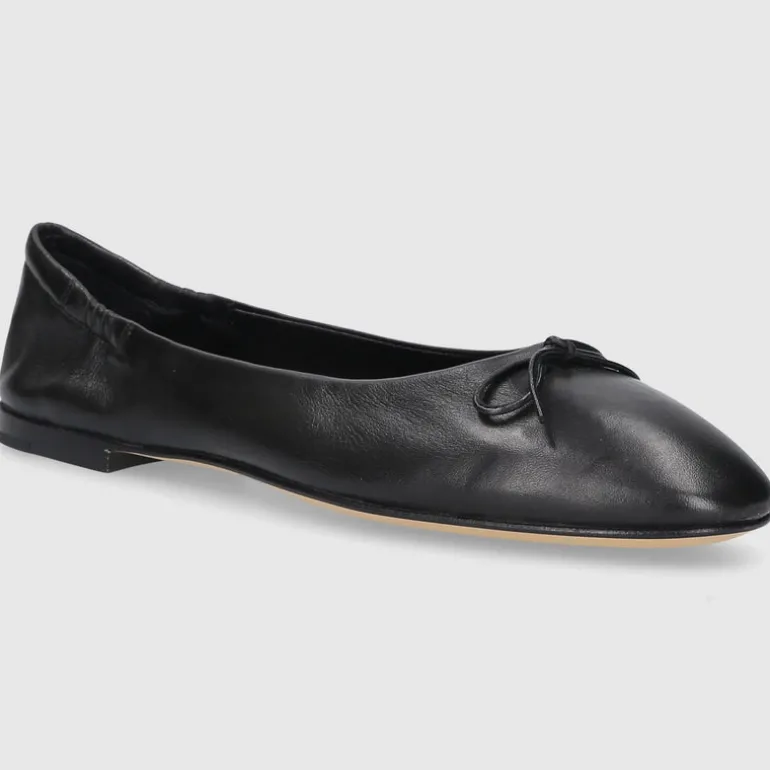 Pomme D`OR Damen Ballerinas 0450C Kalbsleder schwarz