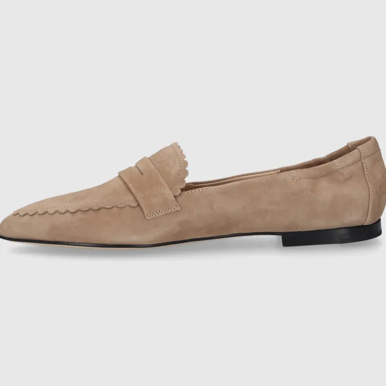 Pomme D`OR Damen BALLERINA 0811 HL BRAUN