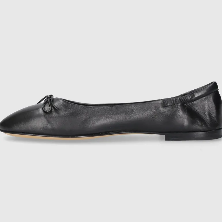 Pomme D`OR Damen Ballerinas 0450C Kalbsleder schwarz