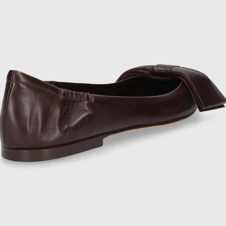 Pomme D`OR Damen BALLERINA 0798A DK-BRAUN
