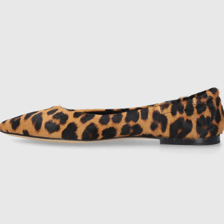 Pomme D`OR Damen Ballerinas 1000U Materialmix Leo
