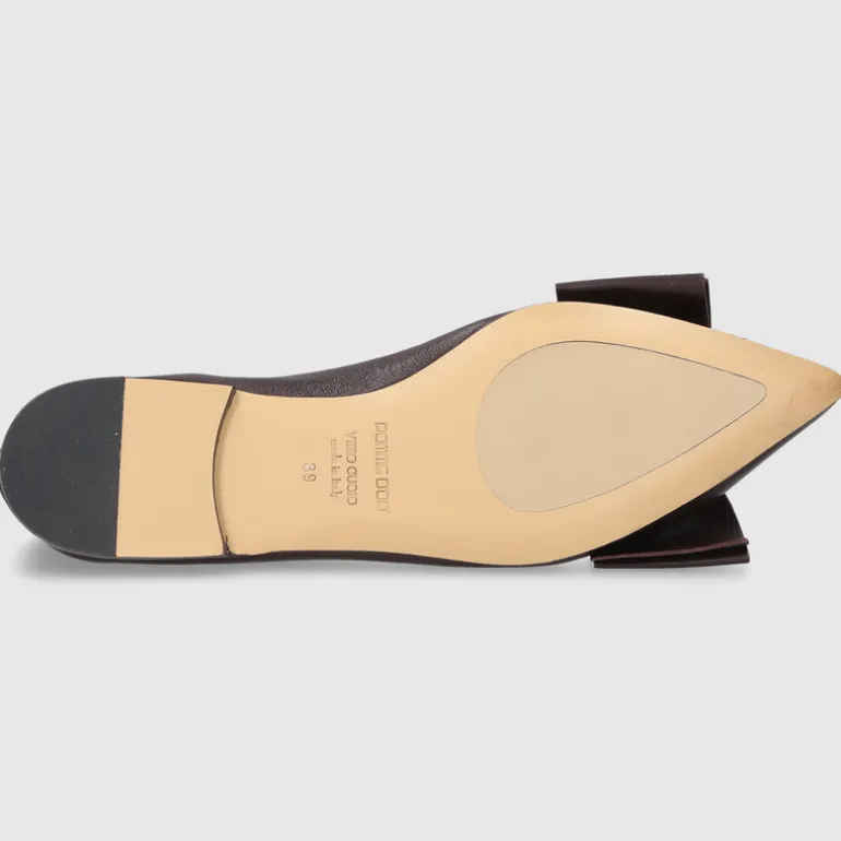 Pomme D`OR Damen BALLERINA 0798A DK-BRAUN
