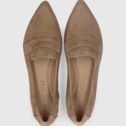 Pomme D`OR Damen BALLERINA 0811 HL BRAUN