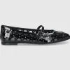 Roberto Festa Damen BALLERINA BESSET SCHWARZ