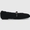 Roberto Festa Damen Ballerinas SHEY Materialmix schwarz