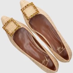 Roberto Festa Damen Ballerinas DIAMOND Bast