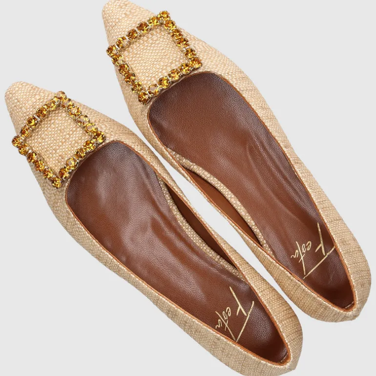 Roberto Festa Damen Ballerinas DIAMOND Bast