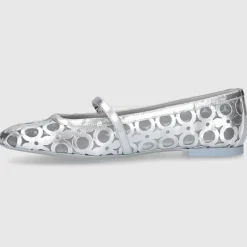 Roberto Festa Damen BALLERINA BESSEL SILBER