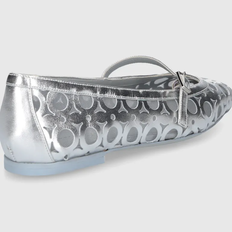 Roberto Festa Damen BALLERINA BESSEL SILBER