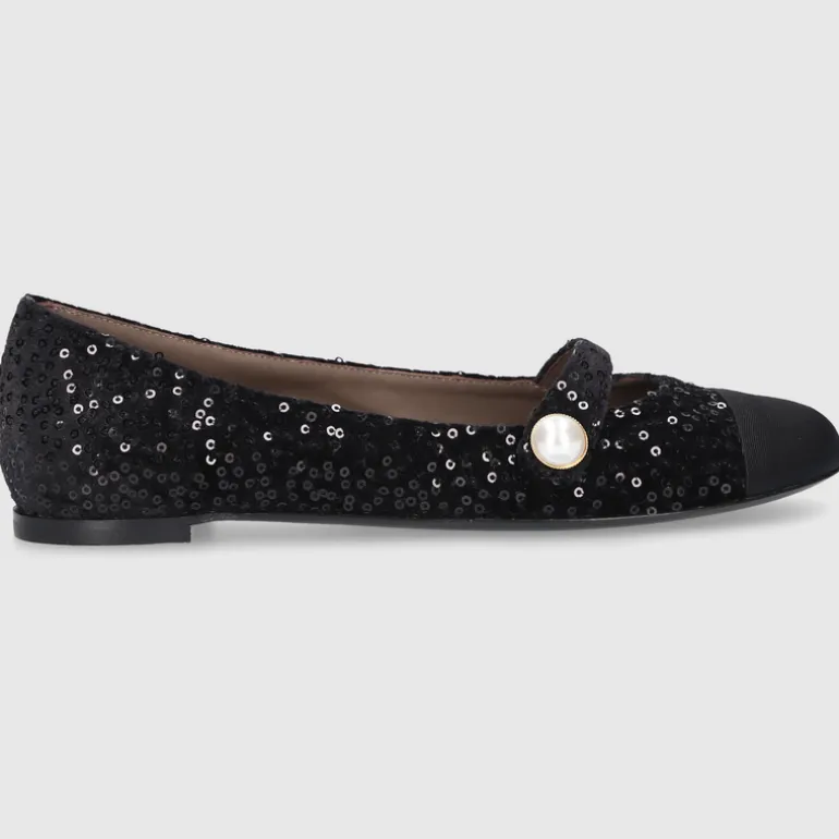 Roberto Festa Damen Ballerinas DIVY Samt schwarz