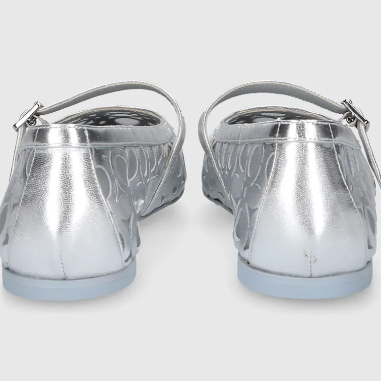 Roberto Festa Damen BALLERINA BESSEL SILBER