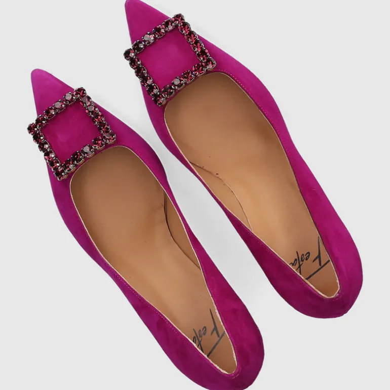 Roberto Festa Damen Pumps LILLY Veloursleder