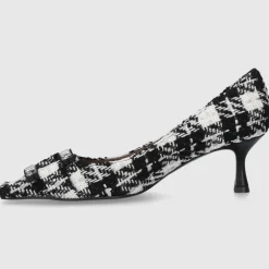 Roberto Festa Damen Pumps ONLY Baumwolle schwarz-kombi