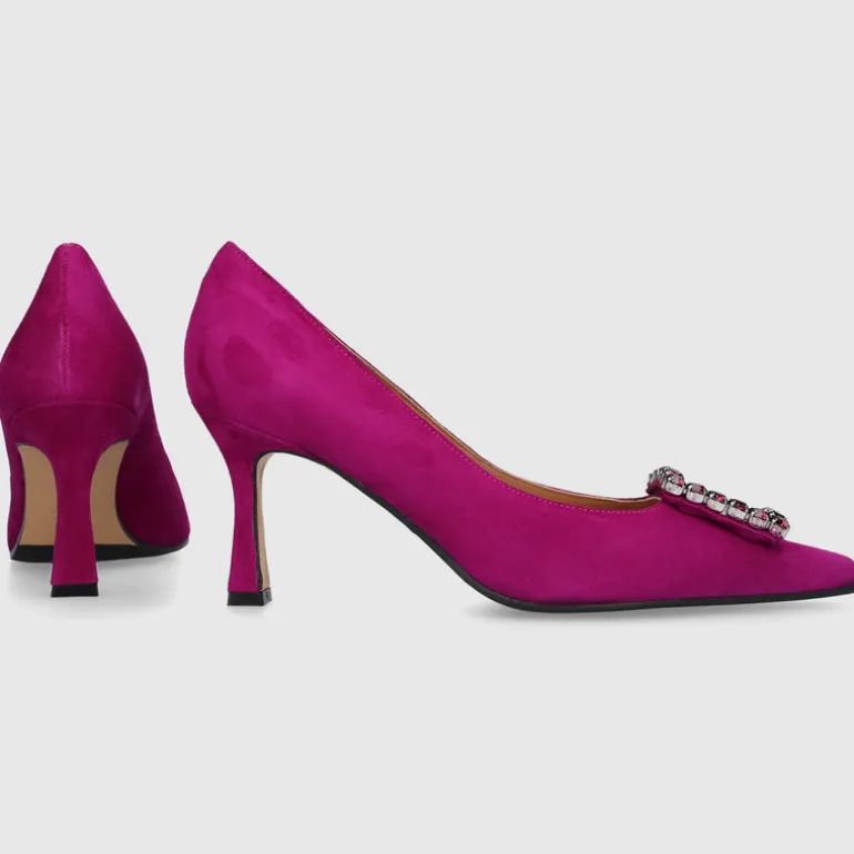 Roberto Festa Damen Pumps LILLY Veloursleder