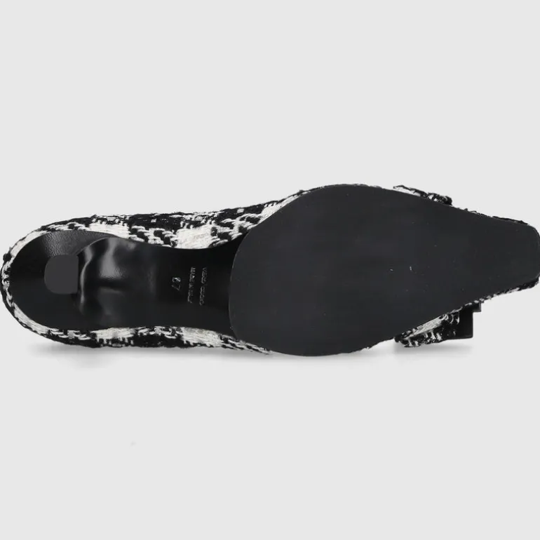 Roberto Festa Damen Pumps ONLY Baumwolle schwarz-kombi