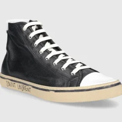 Saint Laurent Herren Sneaker high MALIBU Kalbsleder