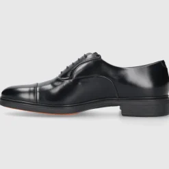Santoni Herren Businessschuhe 18957 Kalbsleder schwarz