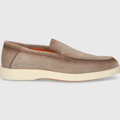 Santoni Herren MOKKASIN MGDT17824TICBGEX BRAUN