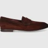 Santoni Herren MOKKASIN MCNC18837SA4SEAA DK-BRAUN