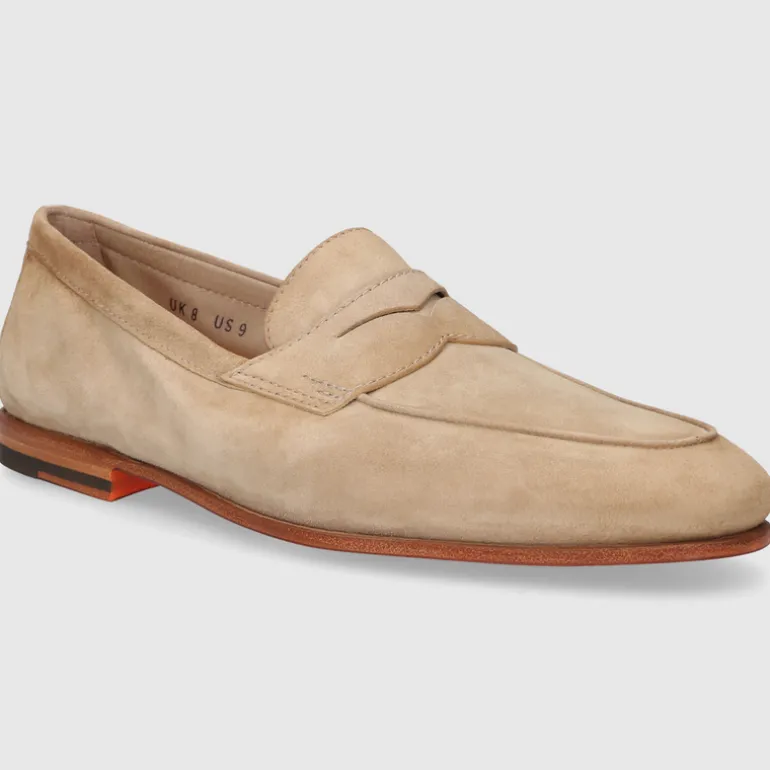 Santoni Herren MOKKASIN MCNC18837SA4SEAA HL BRAUN