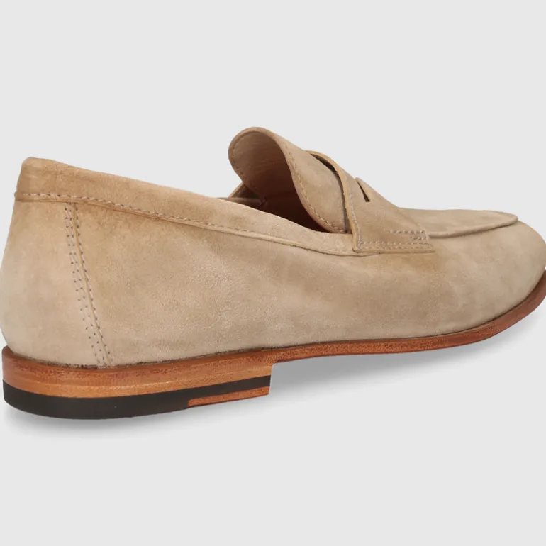 Santoni Herren MOKKASIN MCNC18837SA4SEAA HL BRAUN