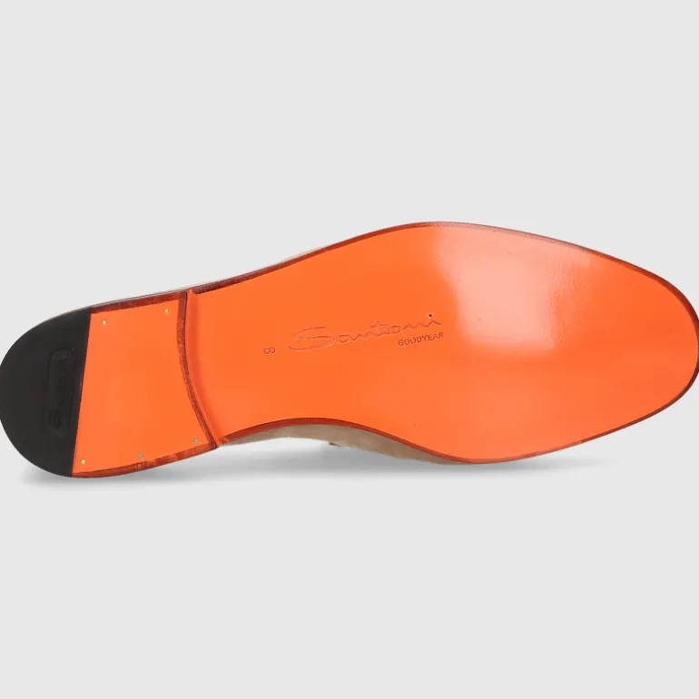 Santoni Herren MOKKASIN MCNC18837SA4SEAA HL BRAUN