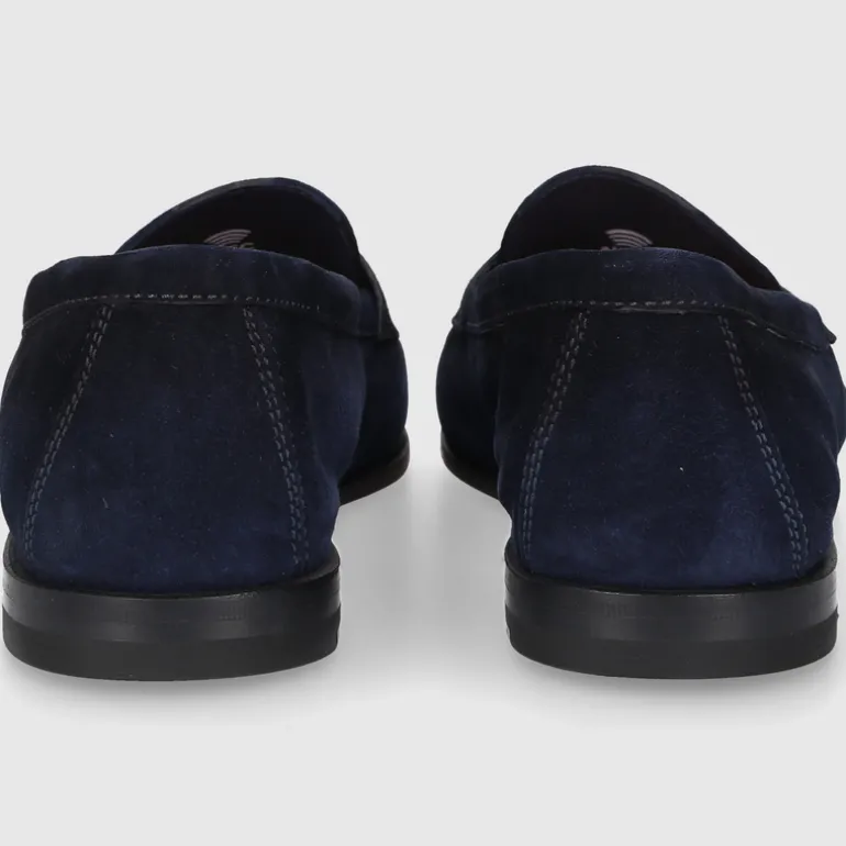 Santoni Herren MOKKASIN MCNC18837SA4SEAA DK-BLAU