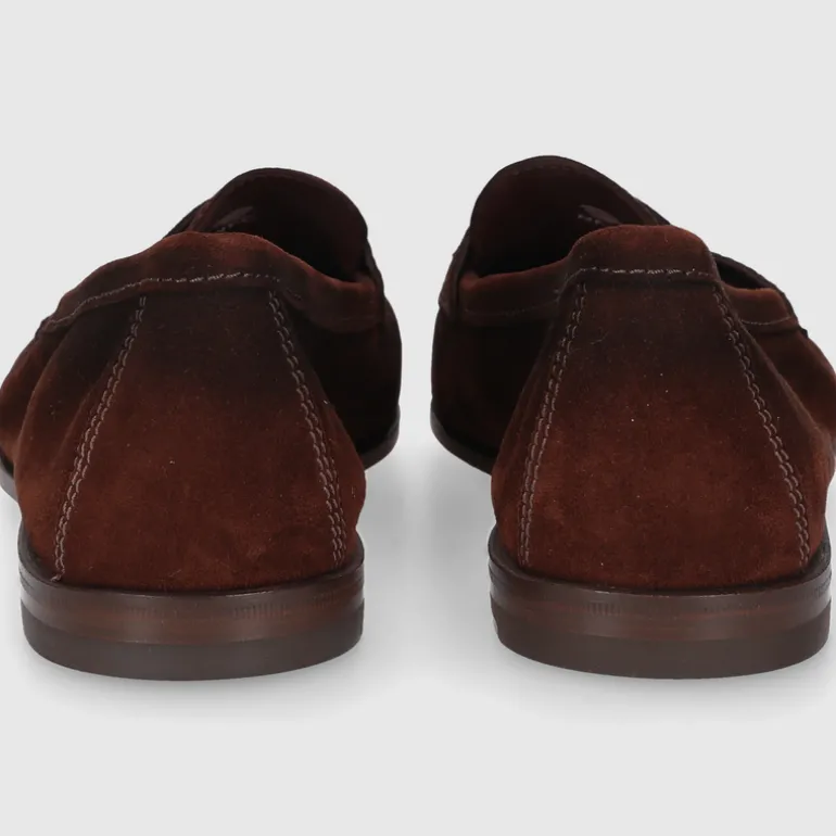 Santoni Herren MOKKASIN MCNC18837SA4SEAA DK-BRAUN