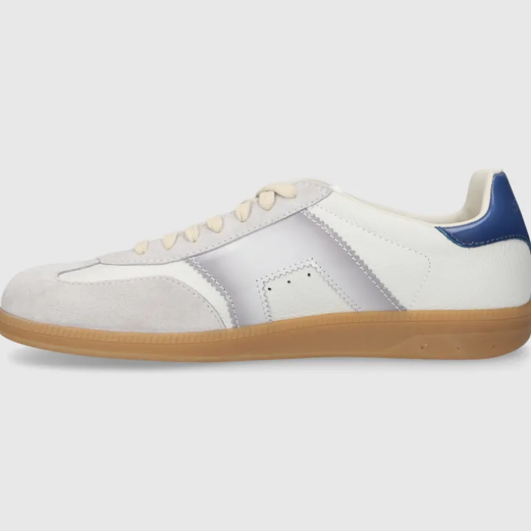 Santoni Herren SNEAKER MBPL21965FARCNOC WEISS-GRAU