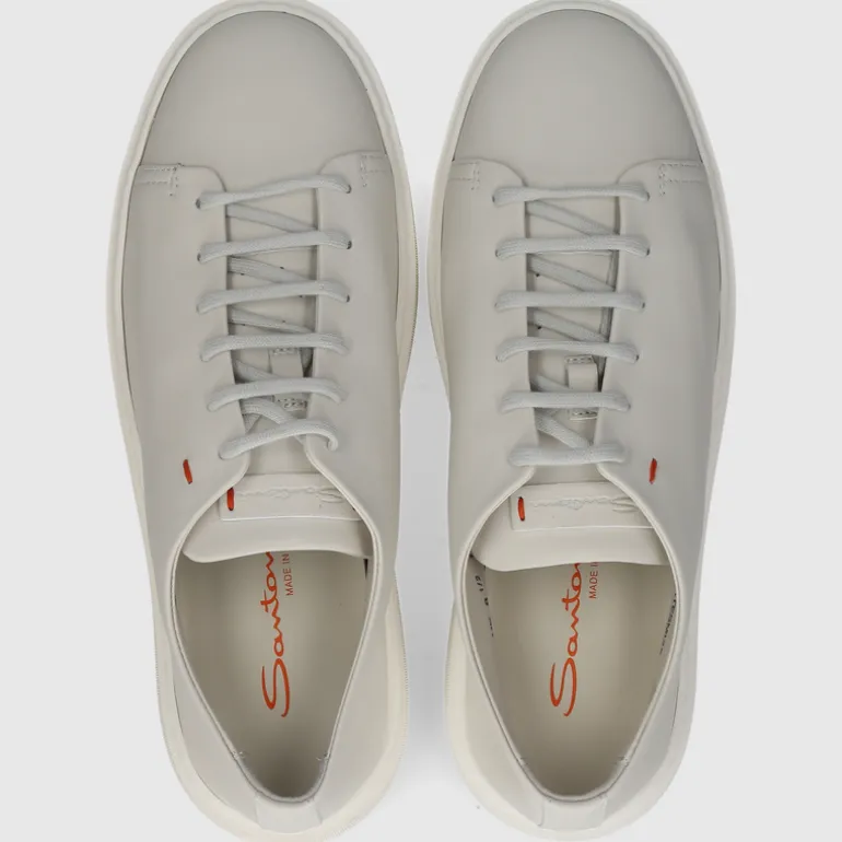 Santoni Herren SNEAKER MBCD21640BARTESM WEISS