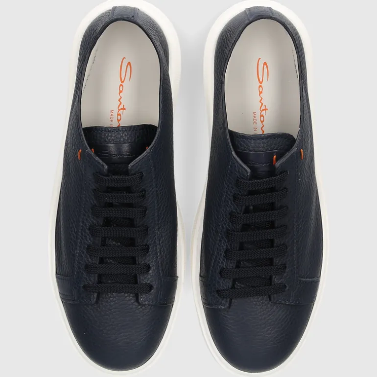 Santoni Herren SNEAKER MBCD21430BARCMMD DK-BLAU
