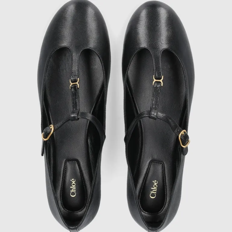 SEE BY CHLOÉ Damen Ballerinas MARCIE Kalbsleder schwarz