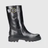 Tod's Damen Stiefeletten BIKER Kalbsleder