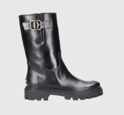 Tod's Damen Stiefeletten BIKER Kalbsleder