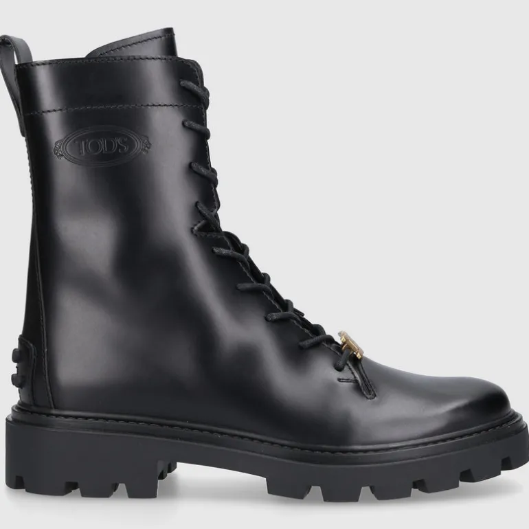 Tod's Damen Stiefeletten COMBAT Kalbsleder