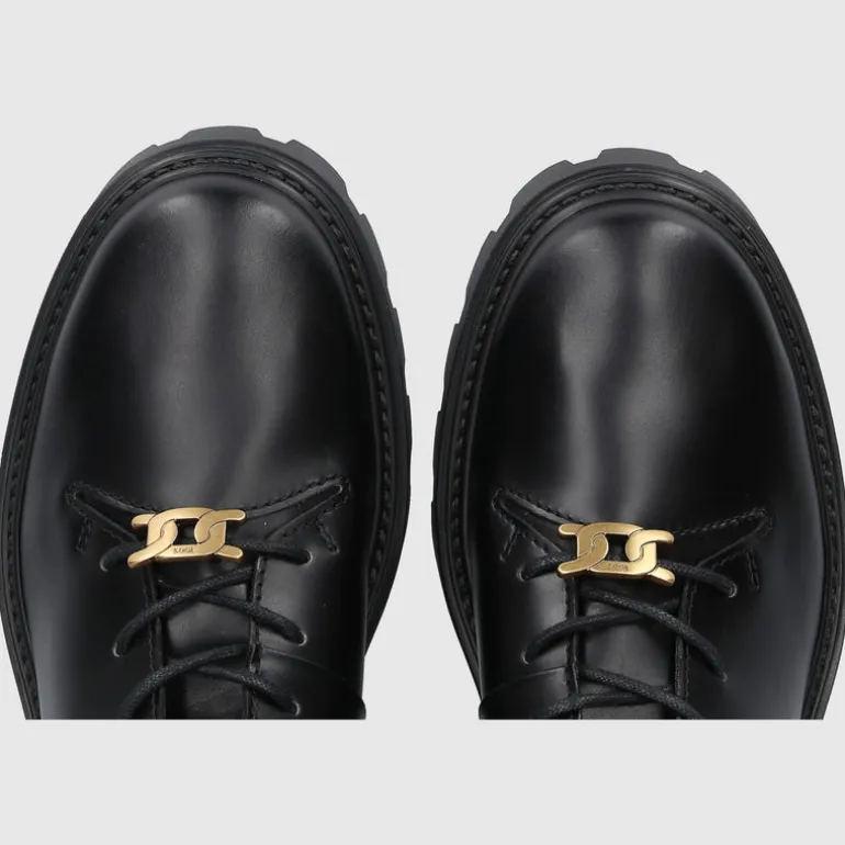 Tod's Damen Stiefeletten COMBAT Kalbsleder