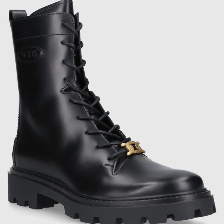 Tod's Damen Stiefeletten COMBAT Kalbsleder