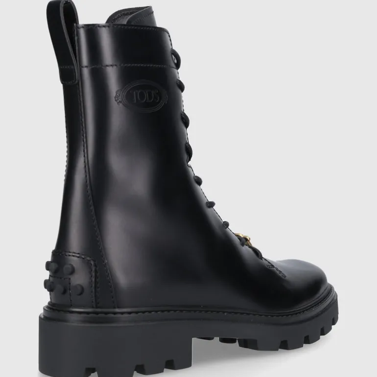 Tod's Damen Stiefeletten COMBAT Kalbsleder