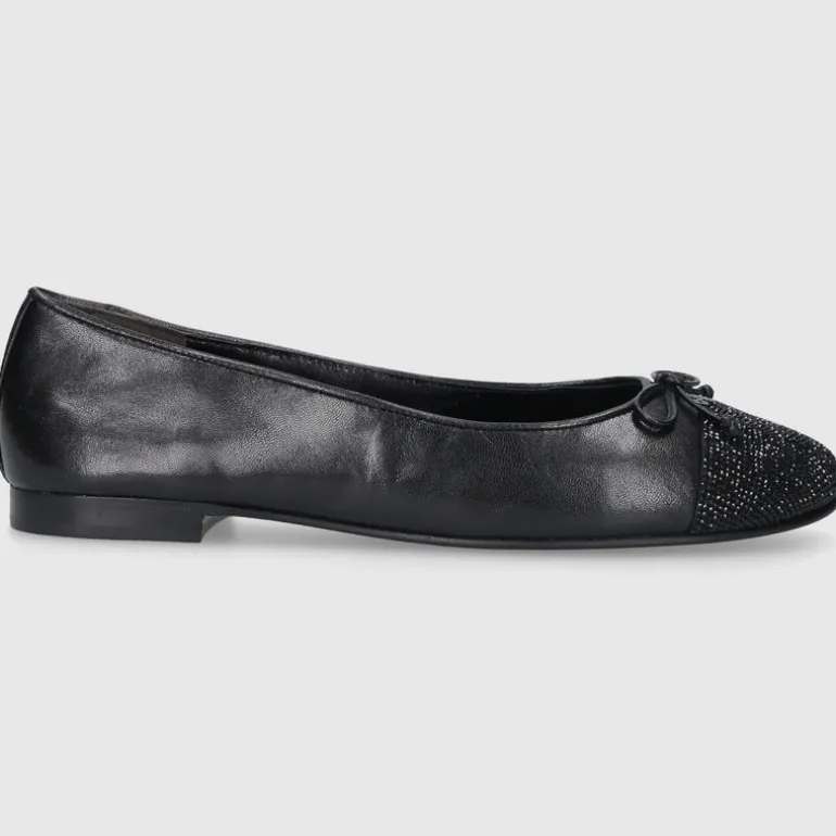 Tory Burch Damen Ballerinas 166214 Kalbsleder schwarz