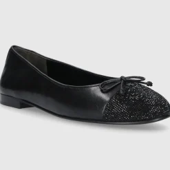 Tory Burch Damen Ballerinas 166214 Kalbsleder schwarz