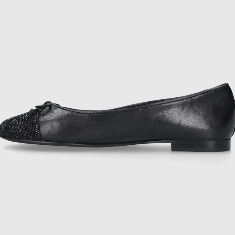 Tory Burch Damen Ballerinas 166214 Kalbsleder schwarz