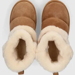 UGG Damen Stiefeletten CLASSIC CHILLAPEAK Veloursleder braun-kombi