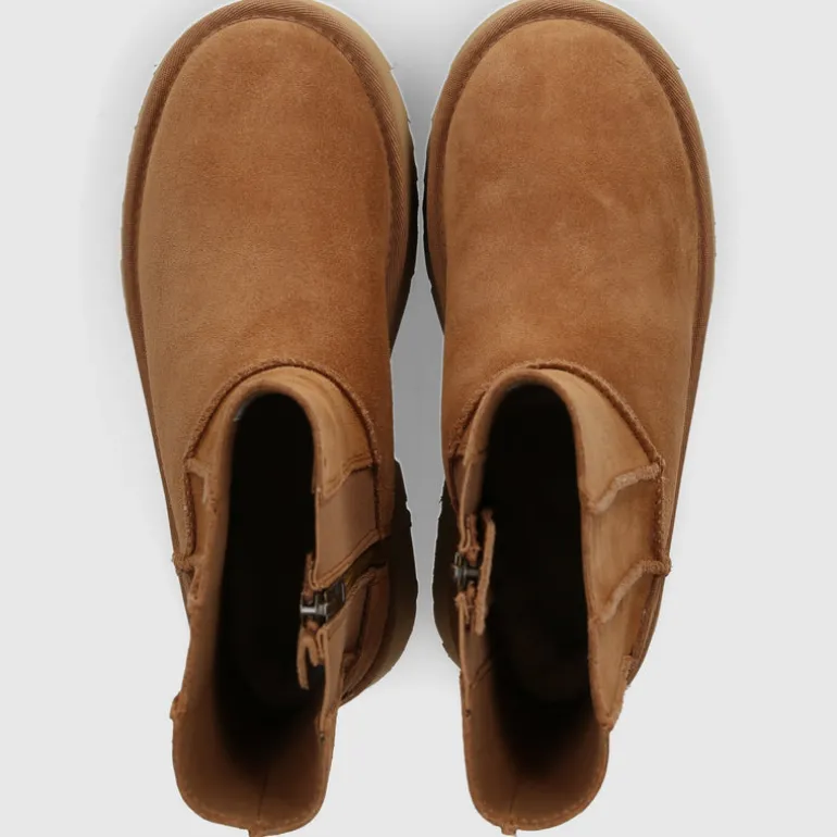UGG Damen Stiefeletten CLASSIC TWIN SEAM NEW HEIGHTS Veloursleder braun