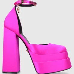 Versace Damen Plateaupumps MEDUSA Seide