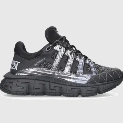 Versace Herren Sneaker low TRIGRECA Veloursleder