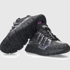 Versace Herren Sneaker low TRIGRECA Veloursleder