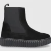 VOILE BLANCHE Damen Chelsea Boots BETH Veloursleder
